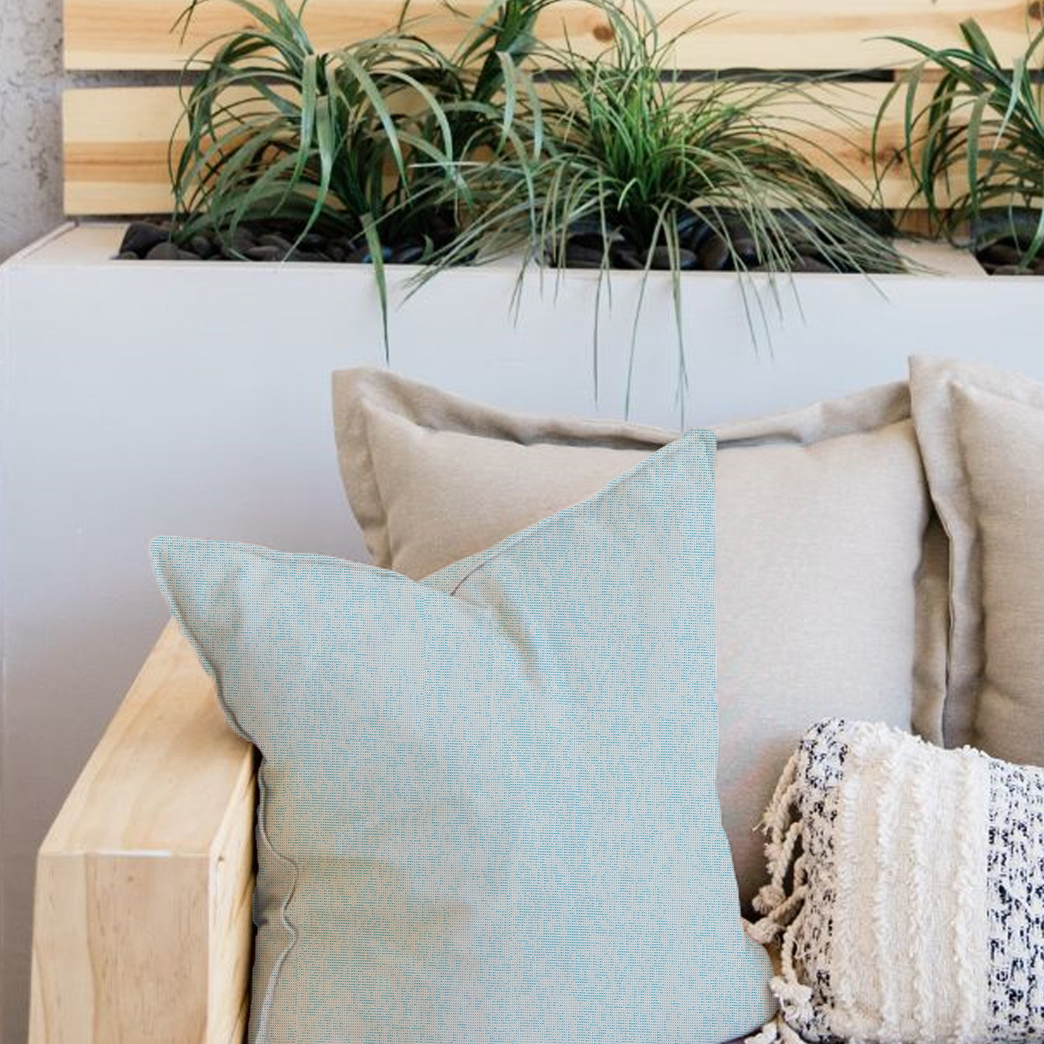 Vandafvisende udedørs puder flerfarvet