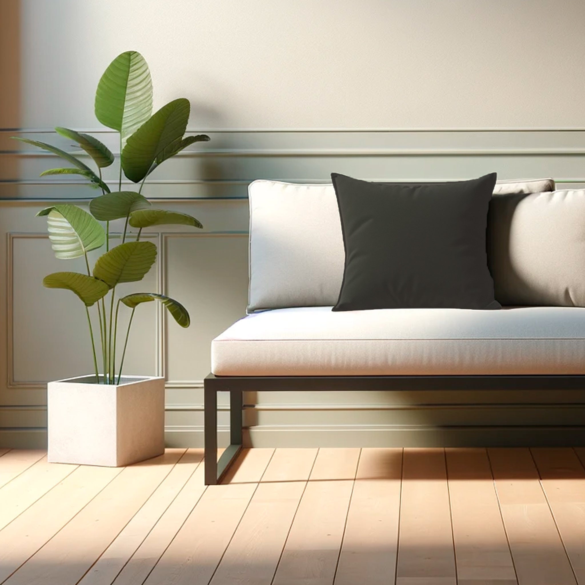 Chivasso Blind Date satinpude med lynlås til sofaen