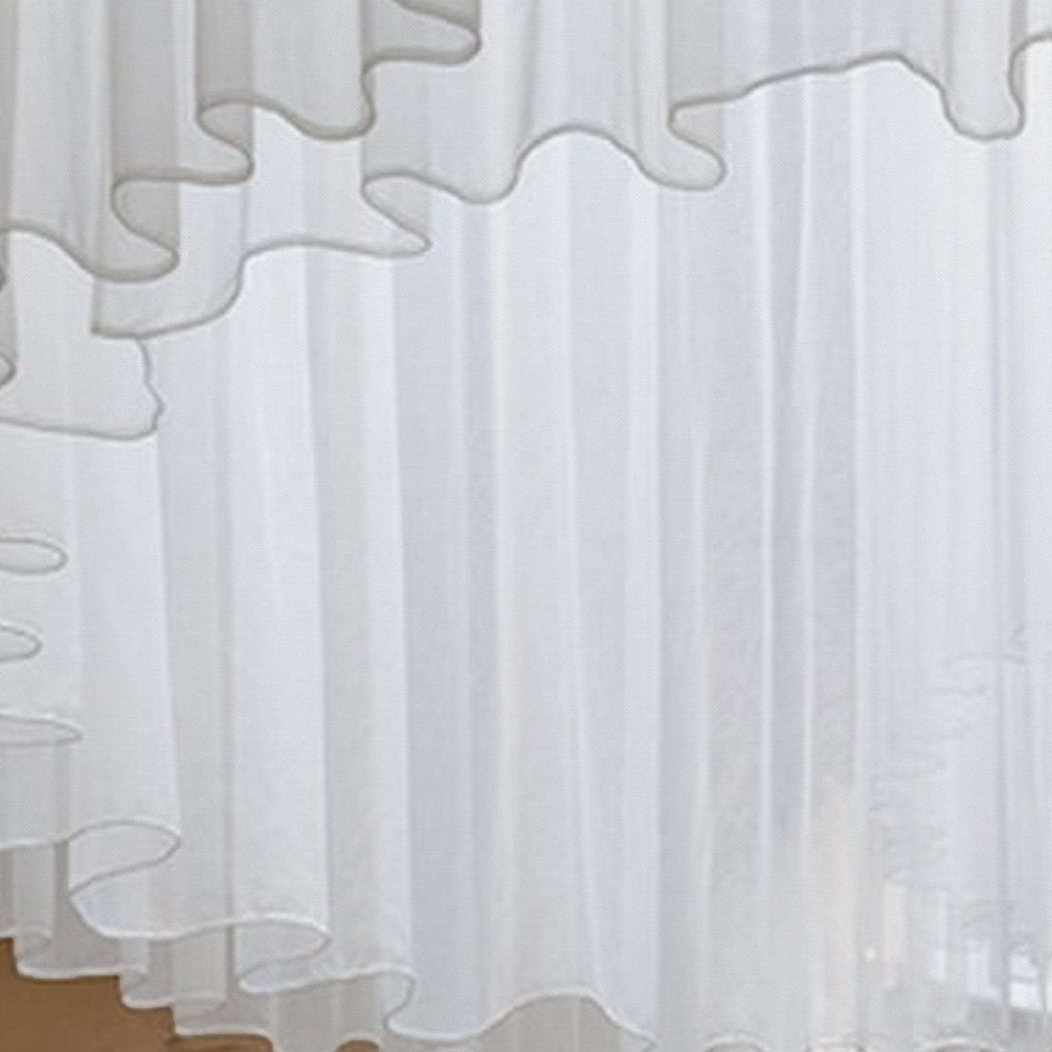 hvidt transparent gardinstof på metermål 