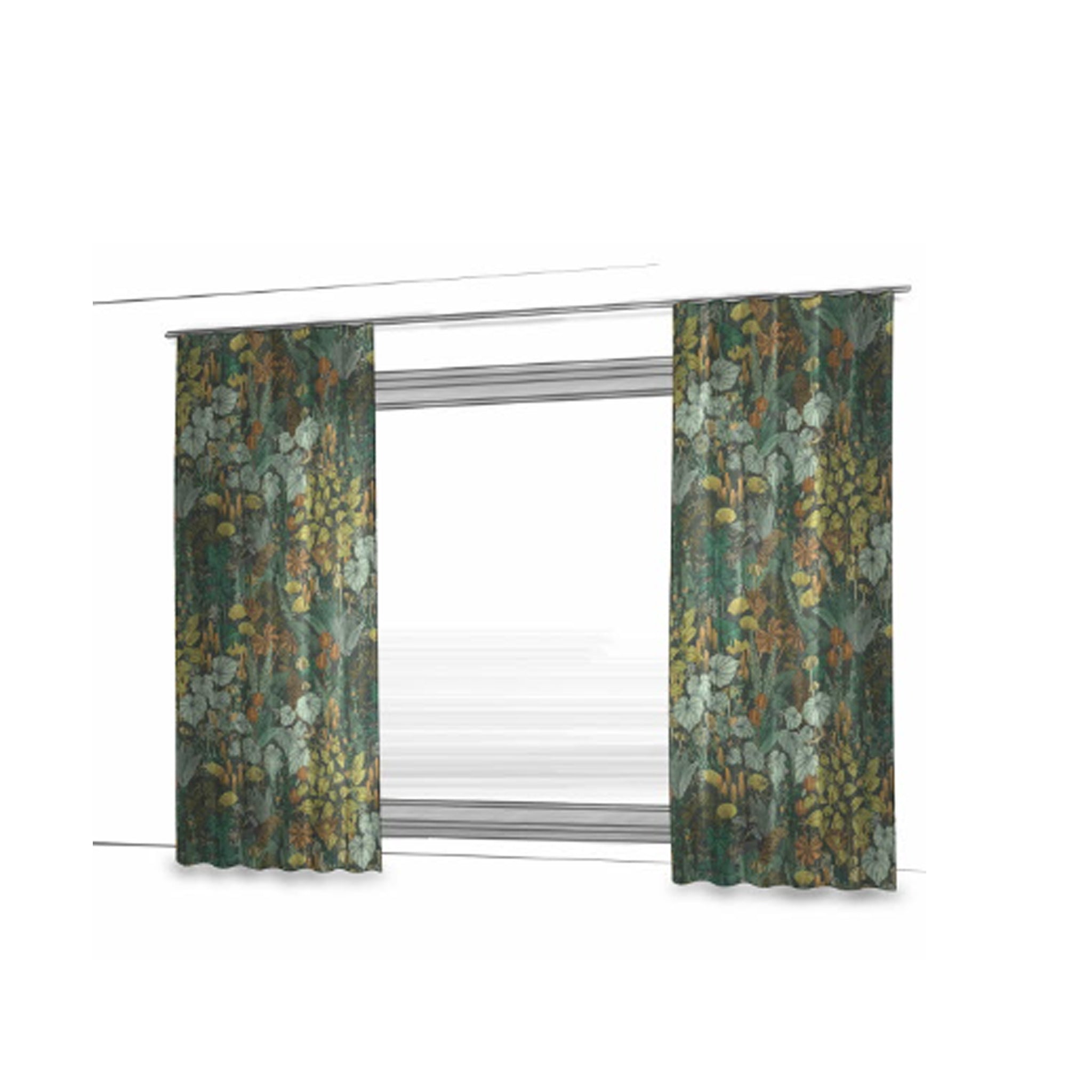 Chivasso Sweet Destiny - Moderne og blomstrede gardiner