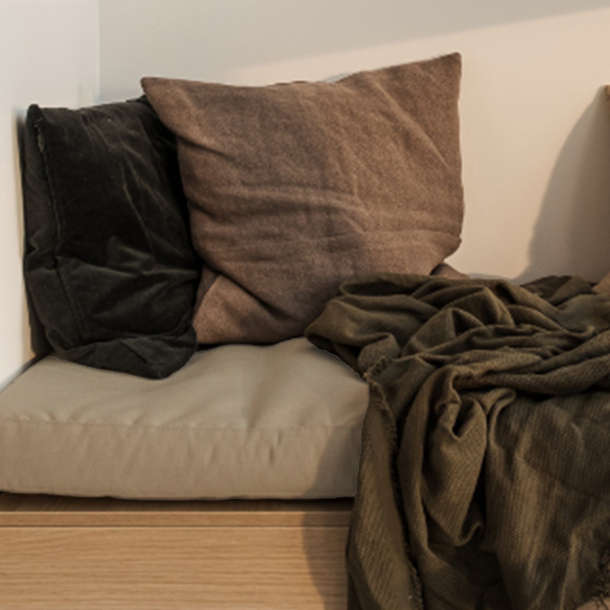 Woolly - Specialsyet madras i genbrugsuld