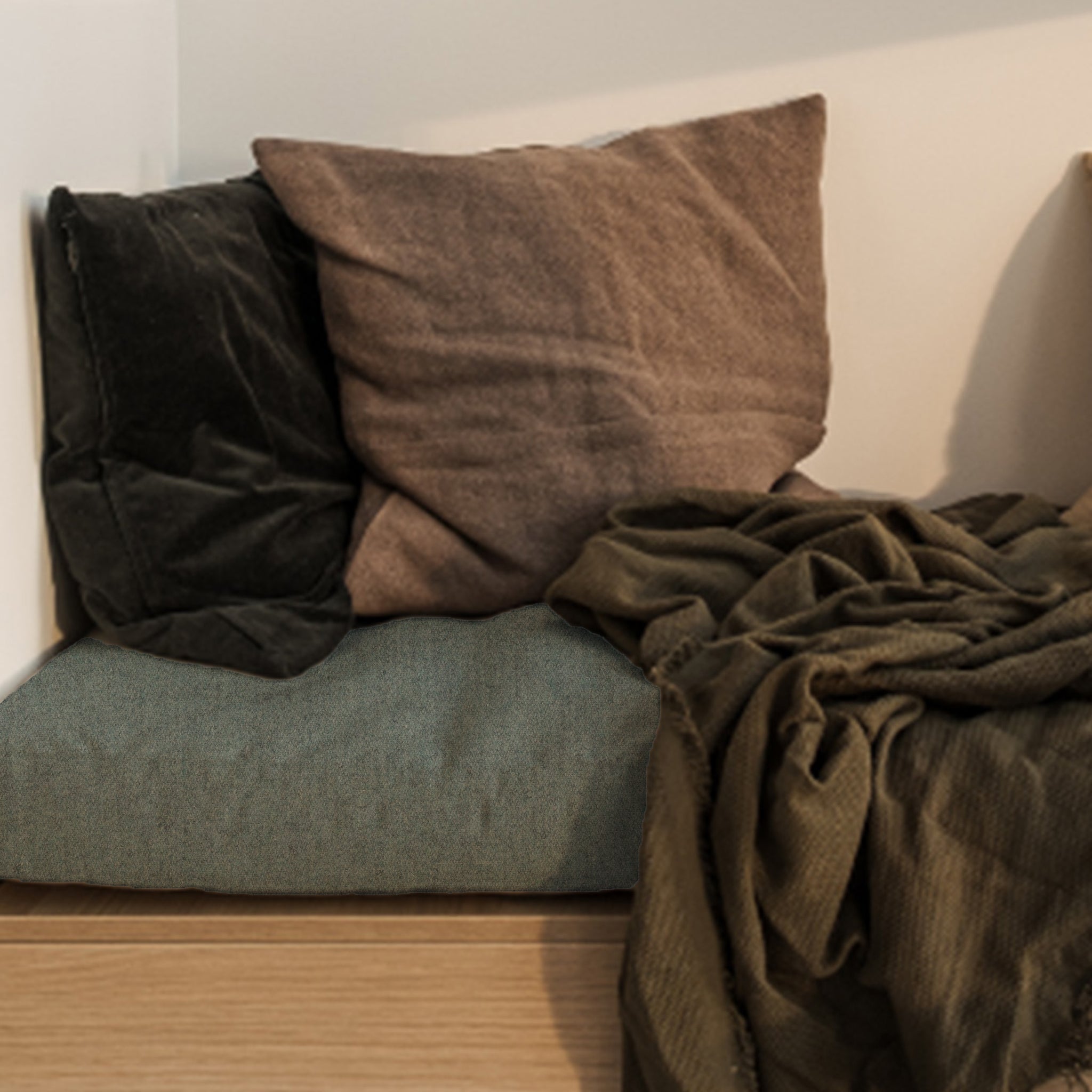 Woolly - Specialsyet madras i genbrugsuld