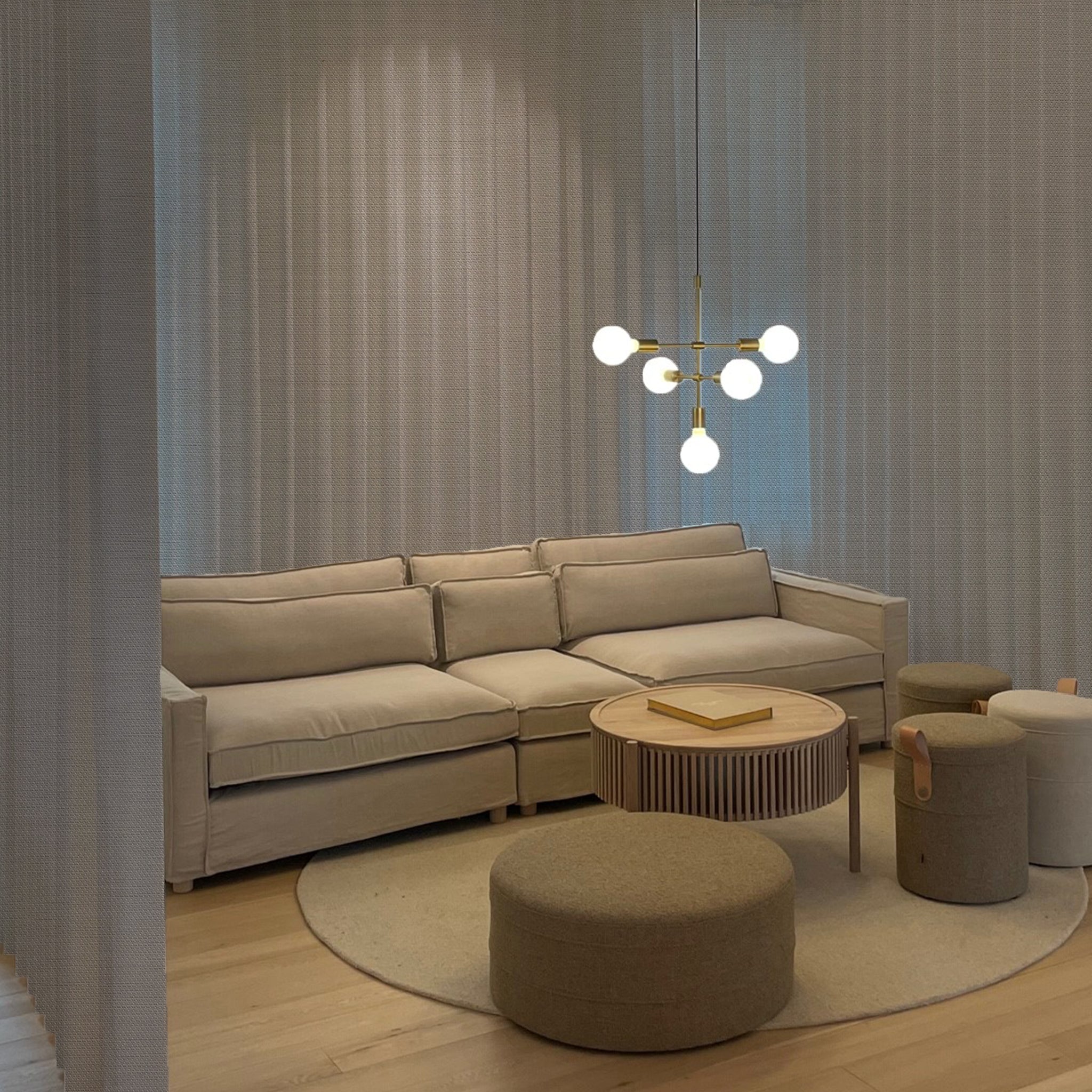 Volume - Semitransparent rumdeling med glans