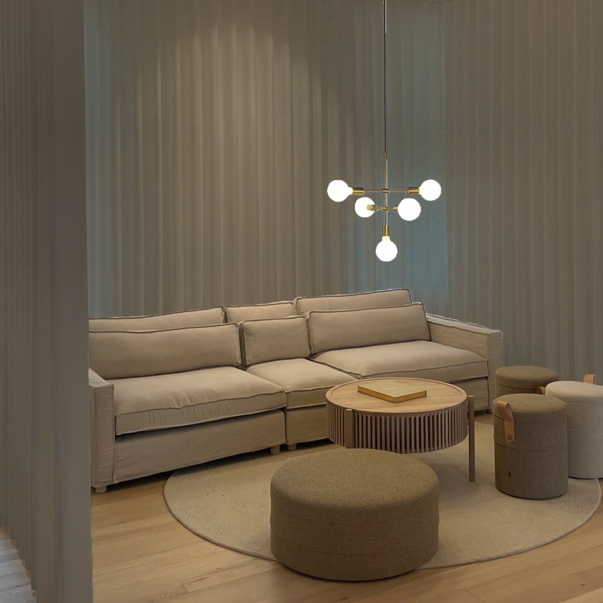 Volume - Semitransparent rumdeling med glans