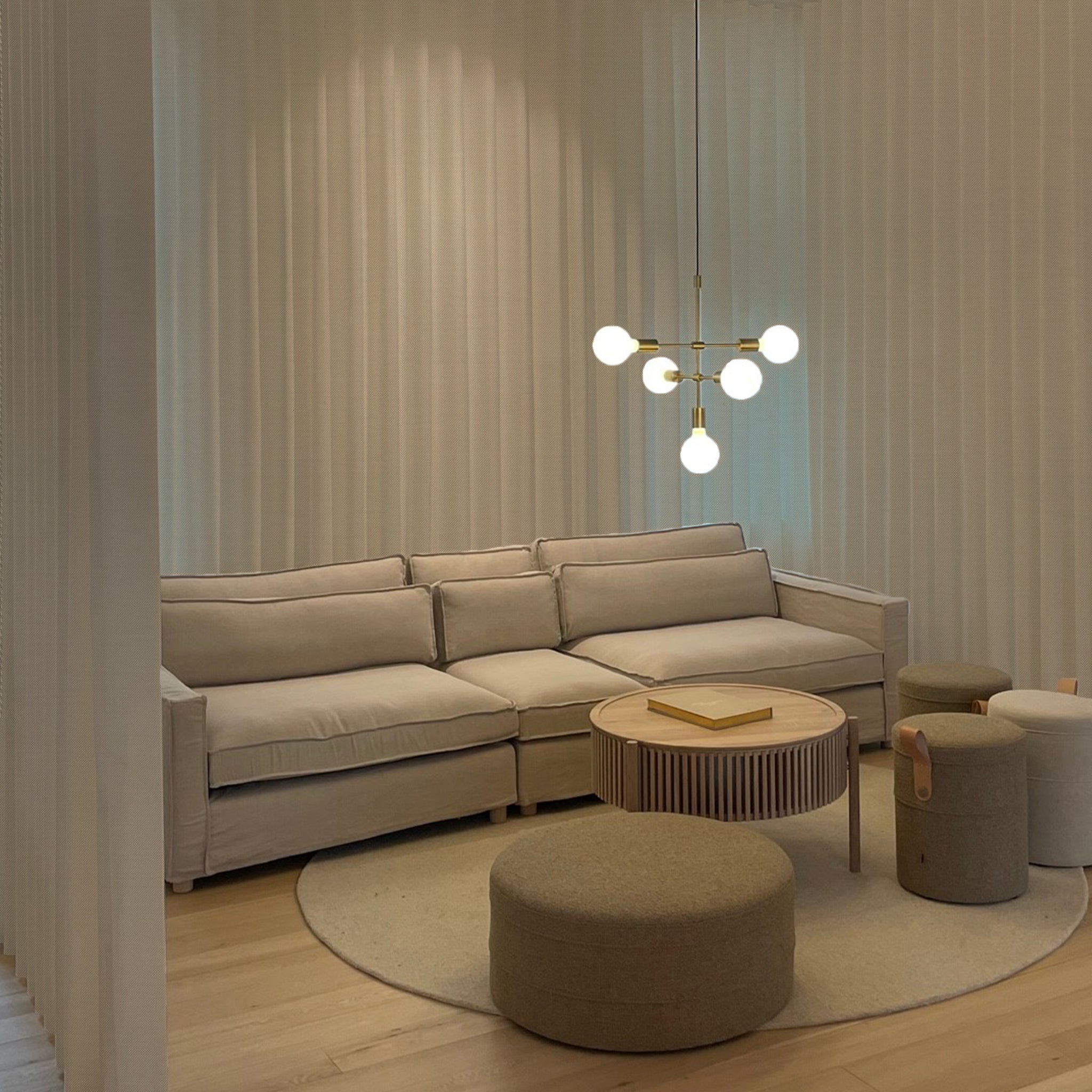 Volume - Semitransparent rumdeling med glans